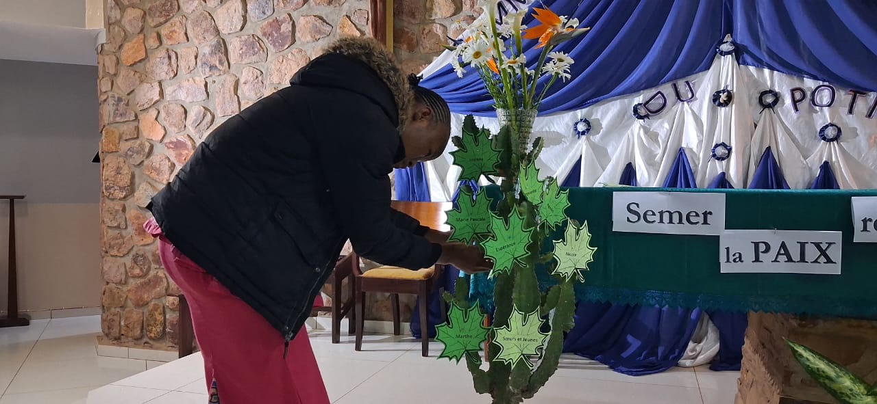 Entrée de 9 aspirantes de 2ème année dans la communauté Marie Auxiliatrice de la kafubu