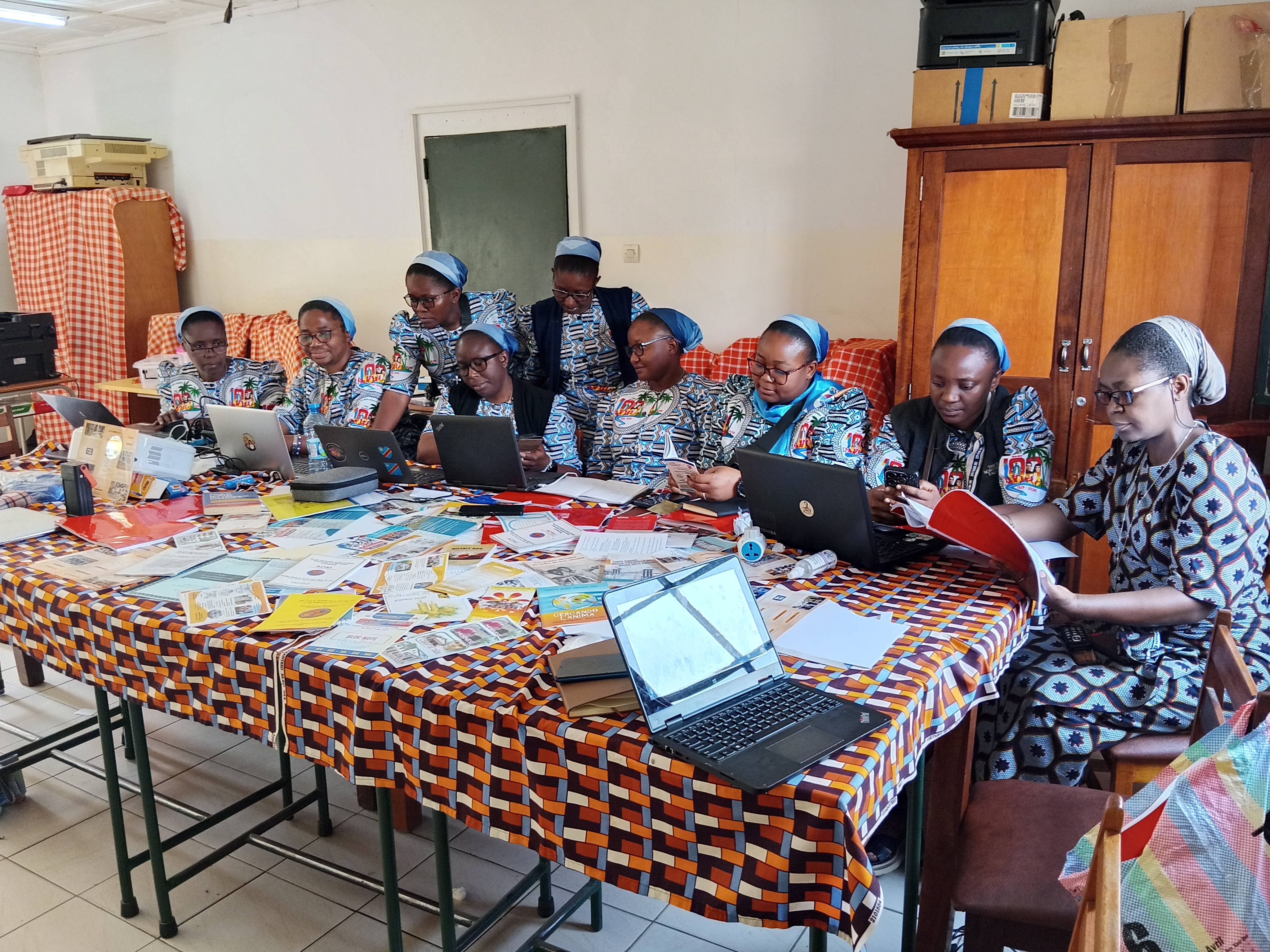 Session de formation de la communication sociale