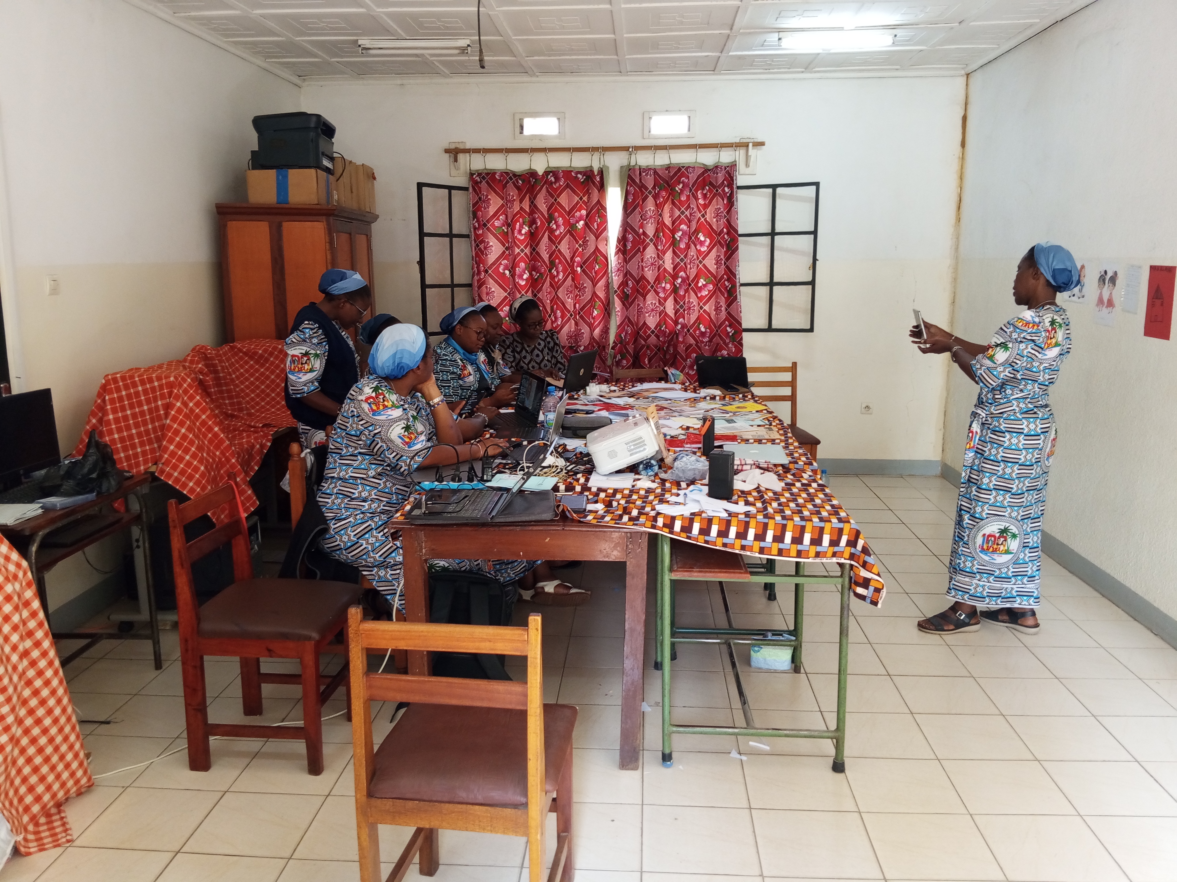 Session de formation de la communication sociale